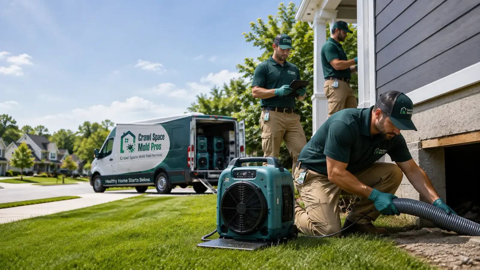 Crawl Space Mold Removal in Ferndale, CA